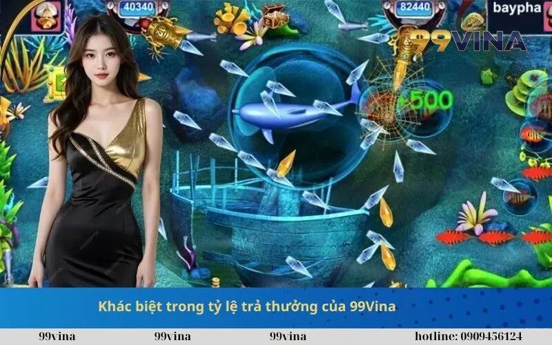 Khác biệt trong tỷ lệ trả thưởng của 99Vina